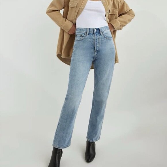 Aritzia Denim Forum The Joni High Rise Loose Jeans 90’s Loose - Picture 1 of 9